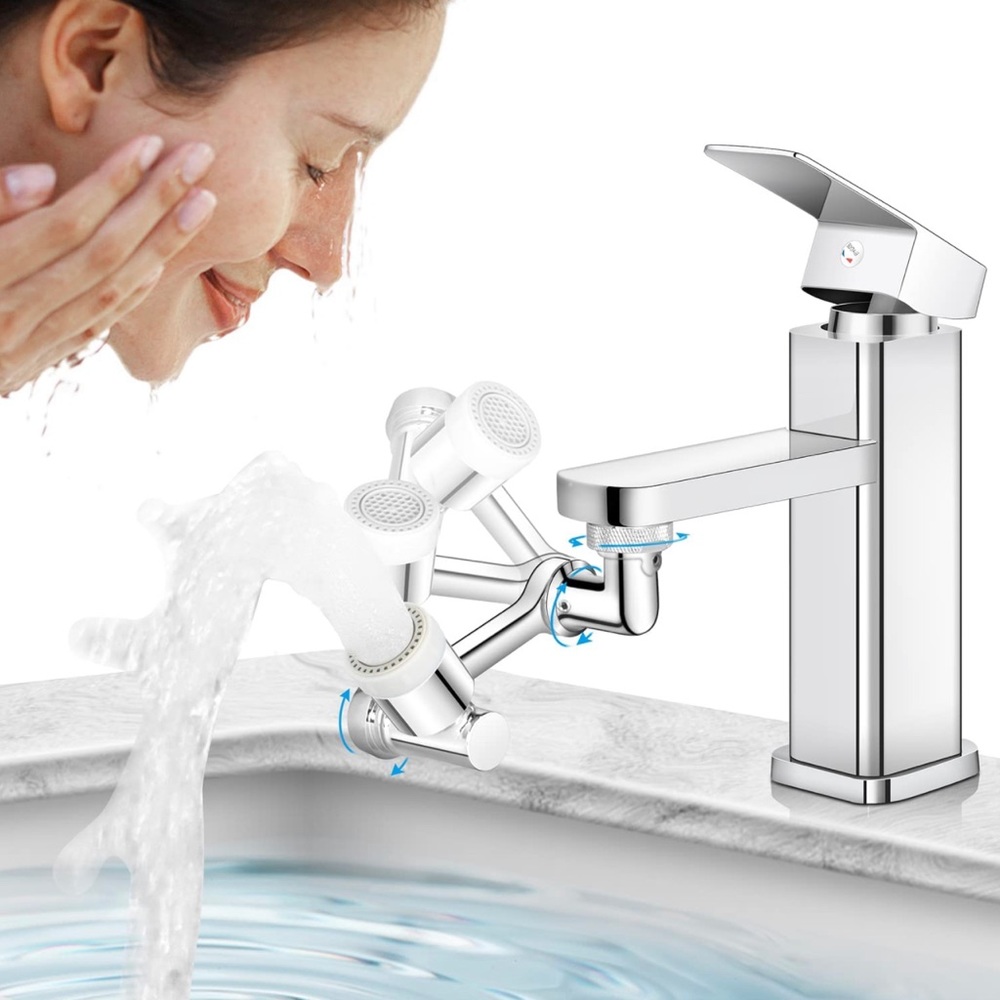 Faucet Extender 1080° Dual-function Swivel Robotic Arm